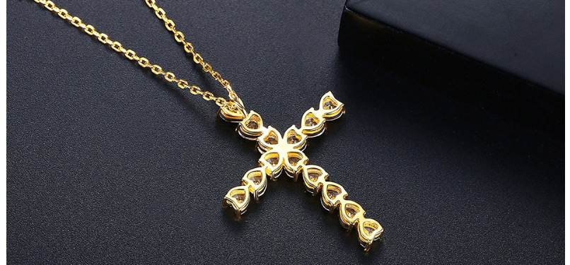 Fashion Gold Color Cross Necklace,Necklaces