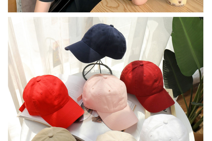 Fashion Wine Red Sunscreen Solid Color Baseball Cap,Baseball Caps