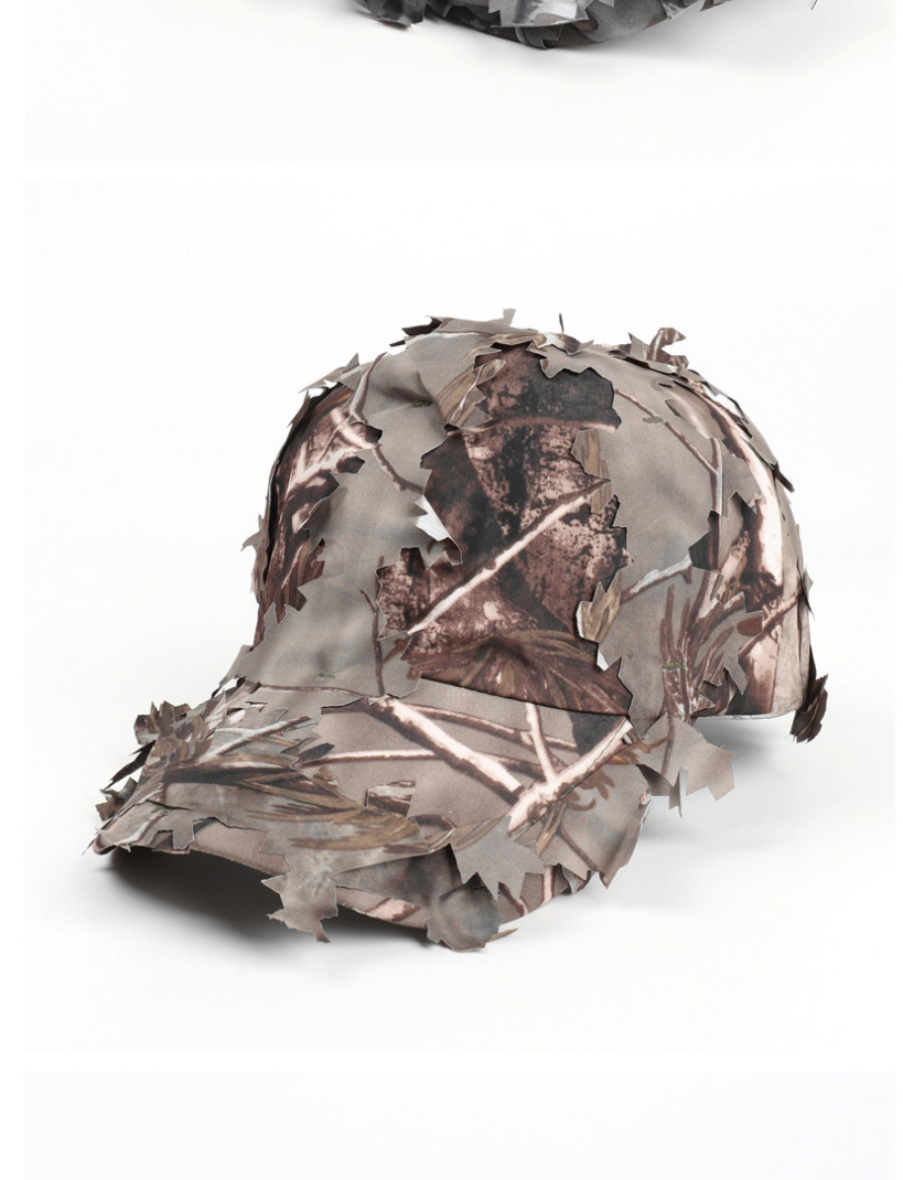 Fashion Brown Leaf Camouflage Baseball Cap,Baseball Caps