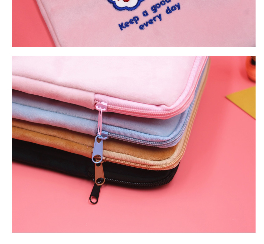 Fashion Blue Crooked Dog Cartoon Laptop Bag,Pencil Case/Paper Bags
