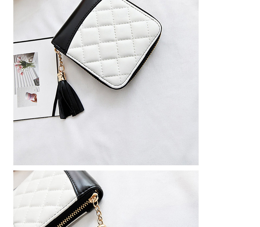 Fashion Black Short Tassel Wallet,Wallet
