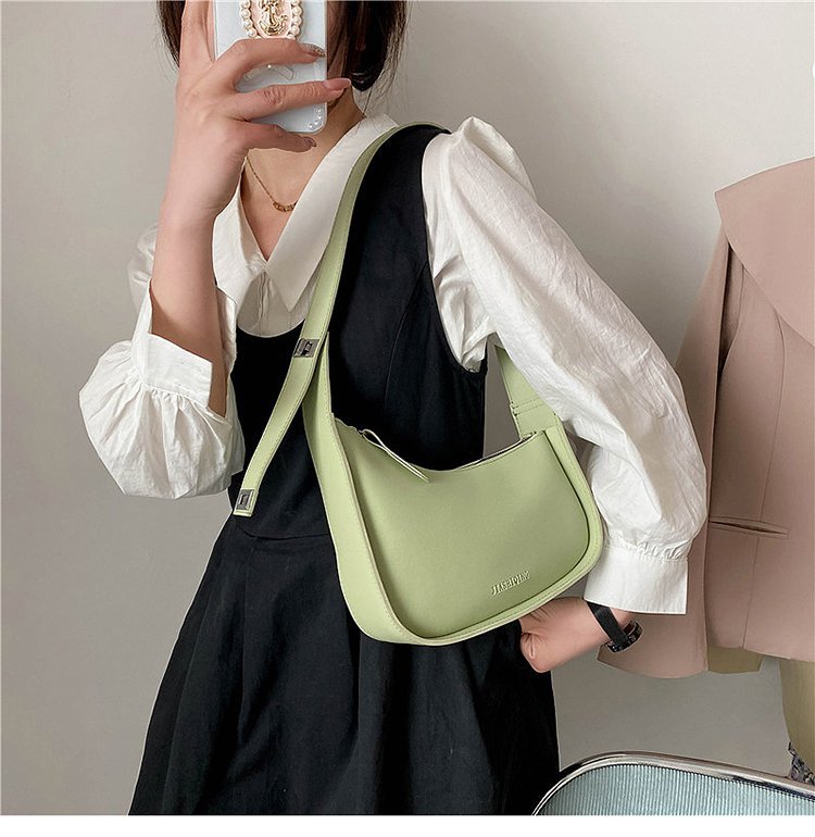 Fashion Creamy-white Textured Wide Shoulder Strap Shoulder Bag,Messenger bags