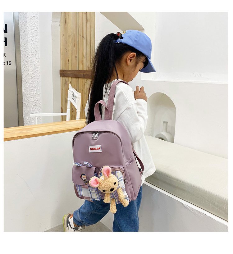 Fashion Pink Bear Cartoon Kids Backpack,Backpack