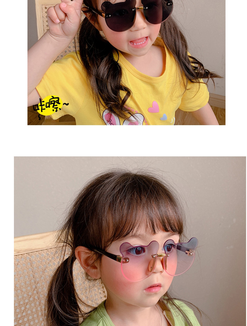 Fashion Purple-yellow Gradient Bear Children