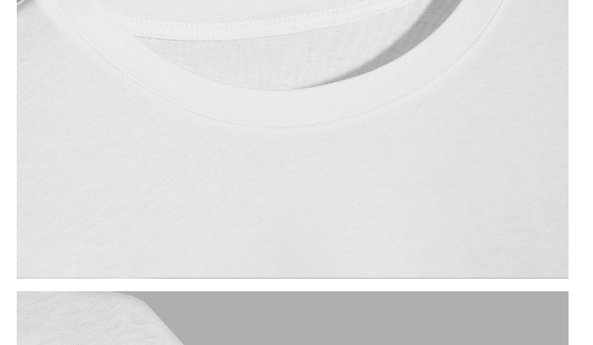 Fashion White (male) Angel Devil Print Short Sleeve T-shirt,Hair Crown