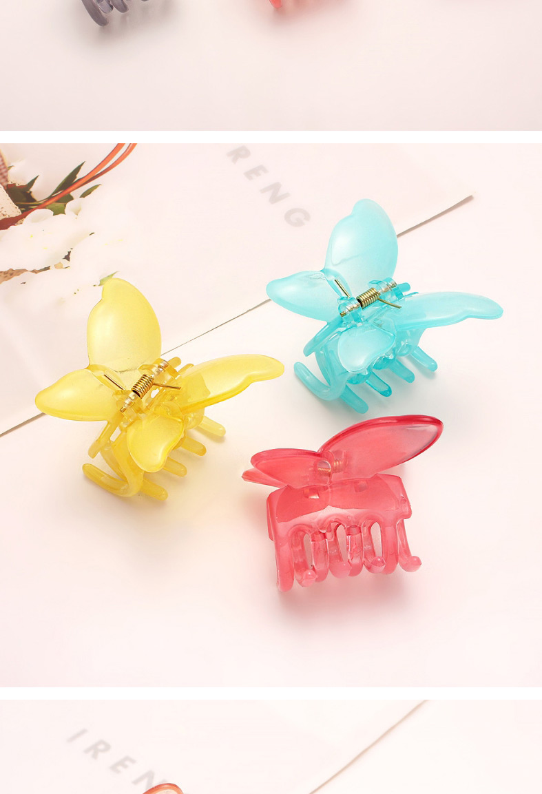 Fashion Orange Butterfly Jelly Color Hair Scratch,Hair Claws