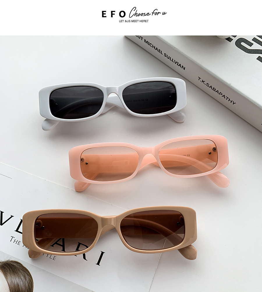 Fashion White Resin Letter B Sunglasses,Women Sunglasses