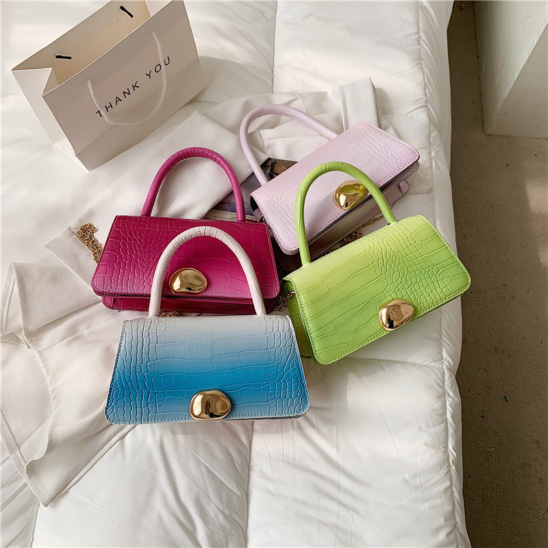 Fashion Pink Gradient Handbag,Handbags