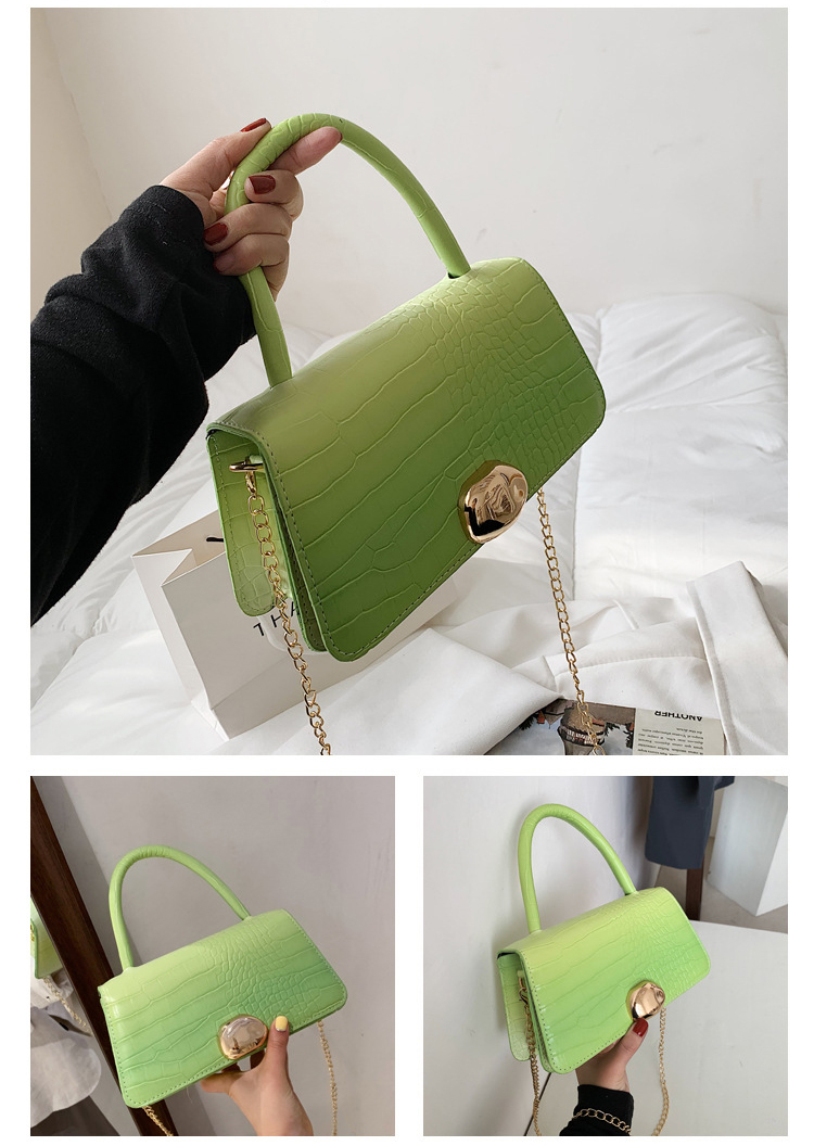 Fashion Green Gradient Handbag,Handbags