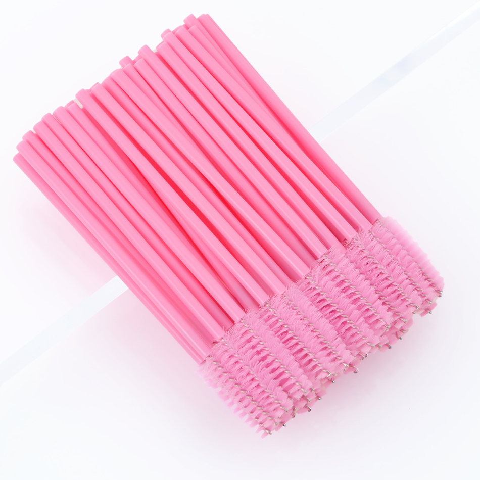 Fashion Disposable-eyelash Brush-red Red-50pcs Disposable Eyelash Brush,Beauty tools