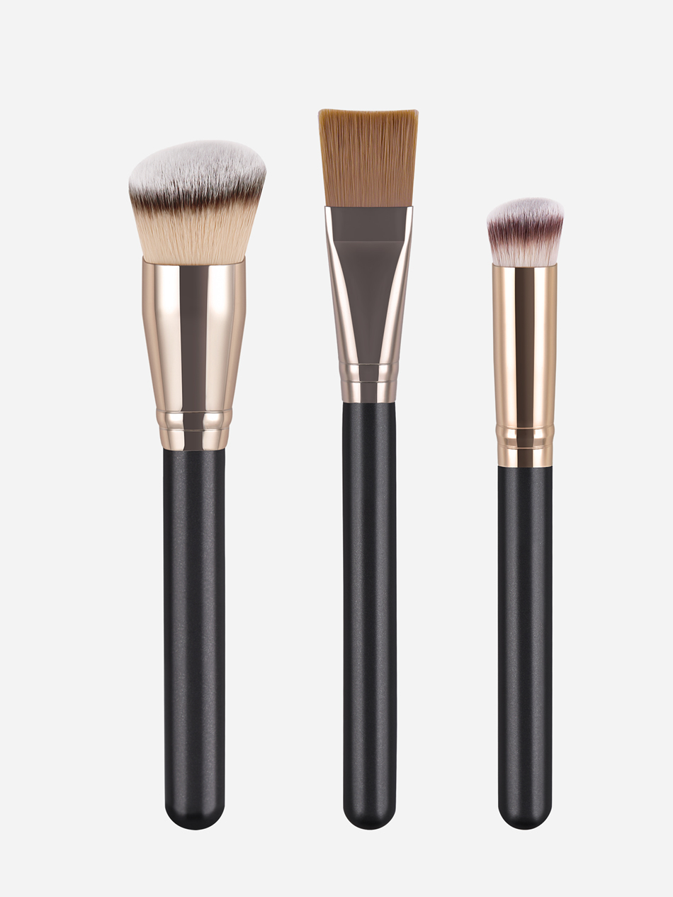 Fashion 3 Sets Of Combo Set Of 3 Makeup Brushes,Beauty tools