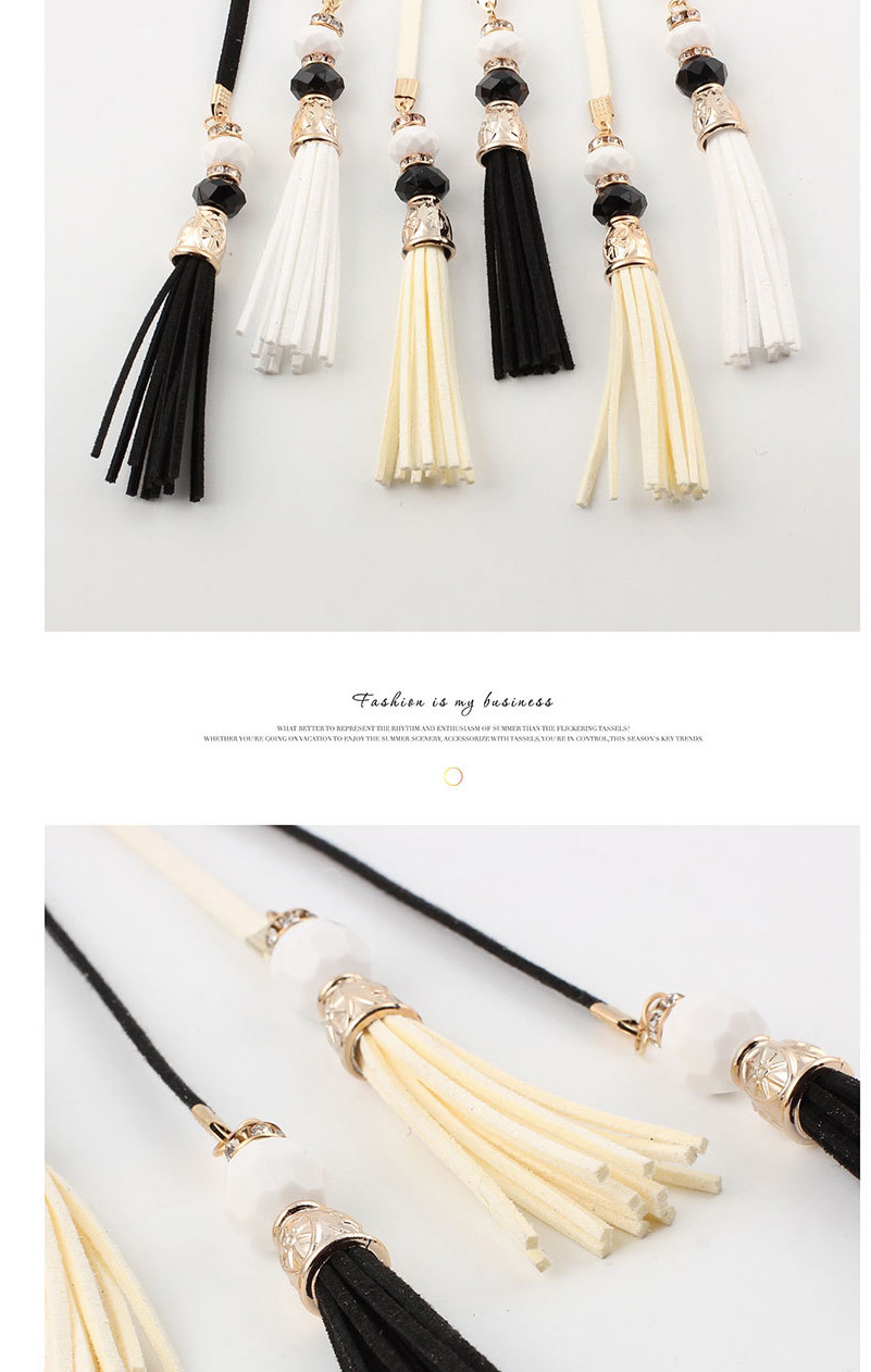 Fashion Brown Knotted Tassel Waist Rope,Thin belts