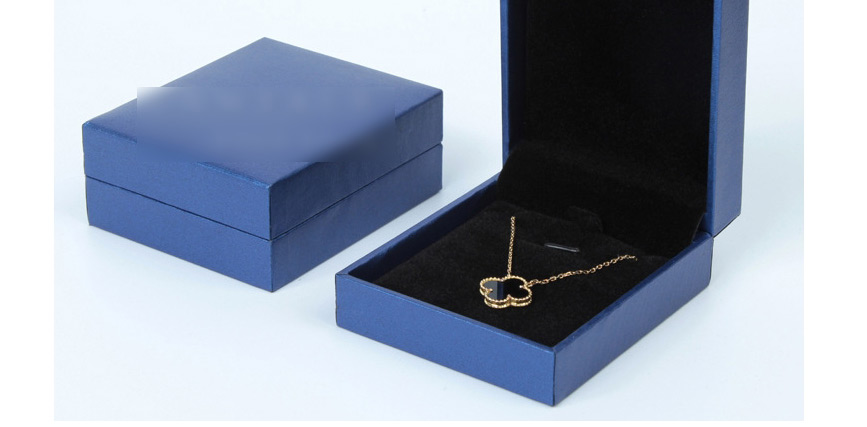 Fashion Royal Blue Bracelet Box Right Angle Filled Paper Ring Box Set,Jewelry Packaging & Displays
