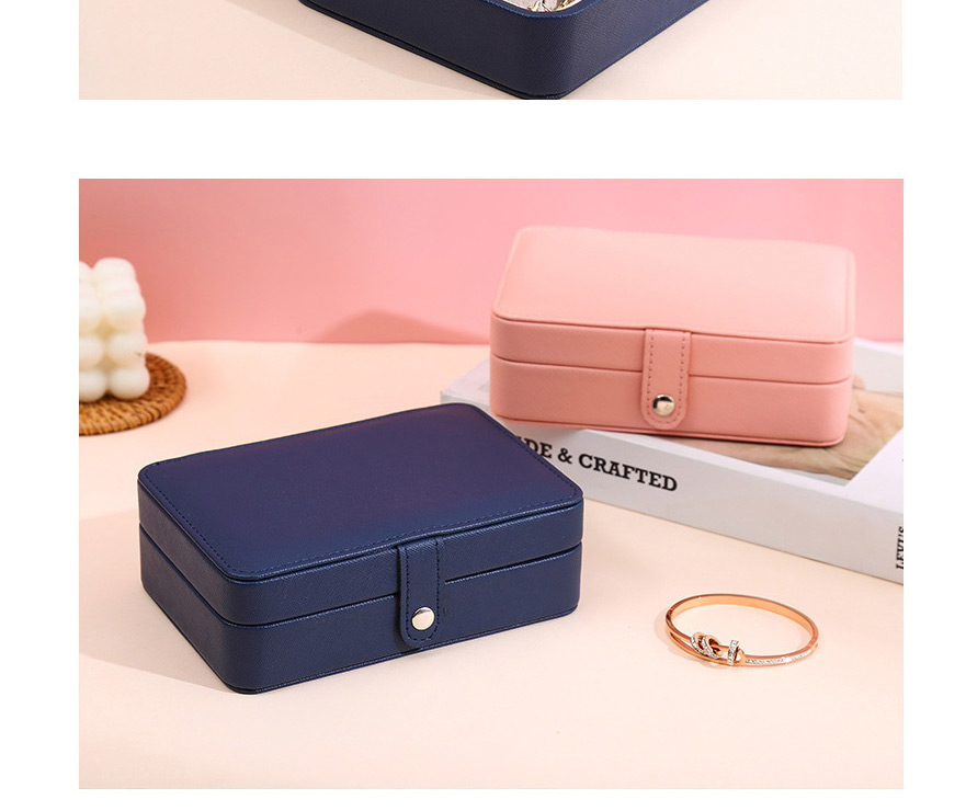 Fashion Lotus Color Leather Double-layer Storage Box,Jewelry Packaging & Displays