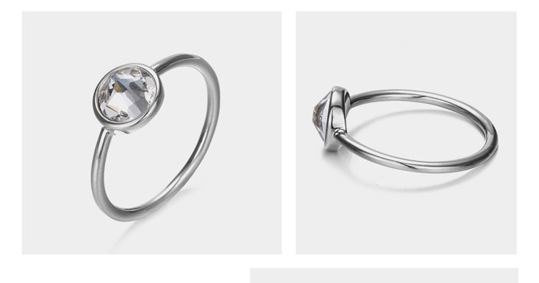Fashion Silver Zircon Geometry Ring,Fashion Rings