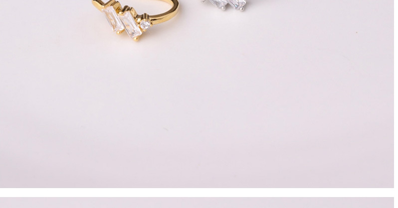 Fashion Gold Copper Inlaid Zircon Ear Bone Clip Single,Clip & Cuff Earrings