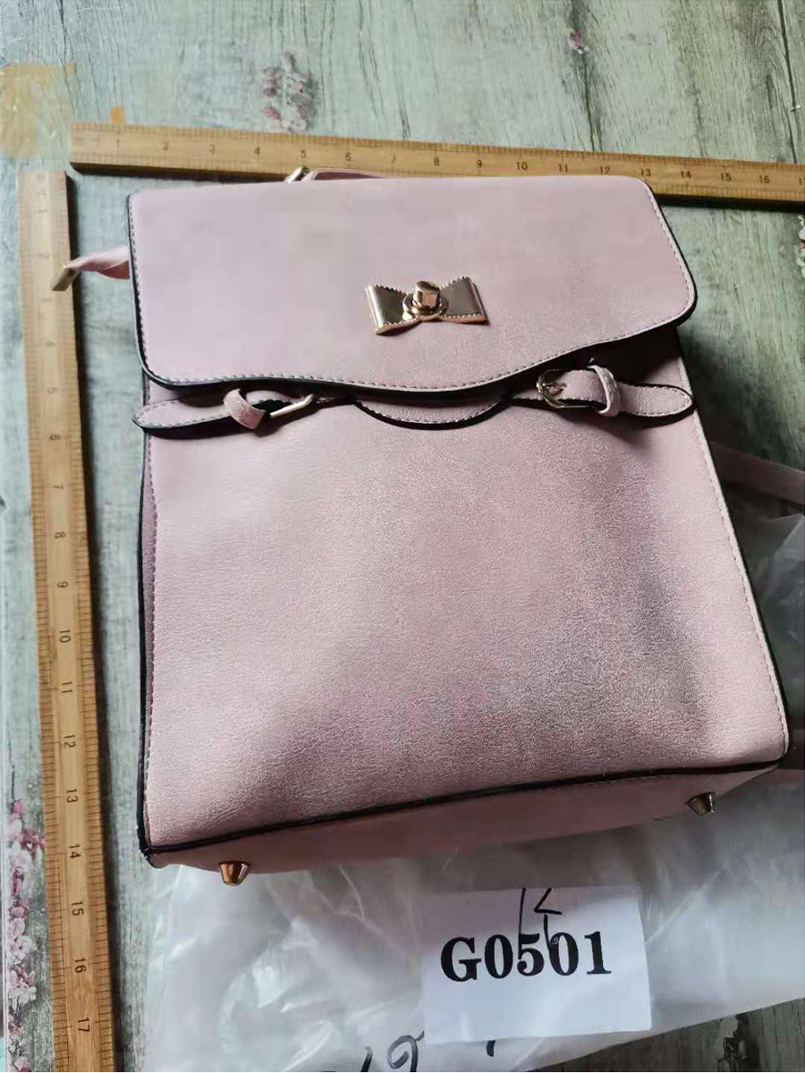 Fashion Pink Pu Bowknot Backpack,Backpack