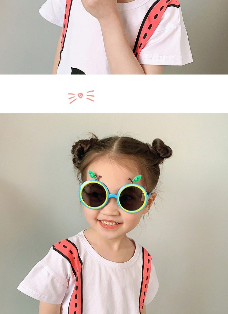 Fashion Orange Apple Children Polarized Cartoon Fruit Sunglasses,Kids Accessories