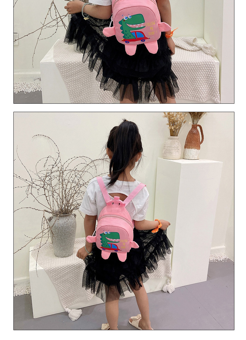 Fashion Pink Dinosaur Shoulder Children