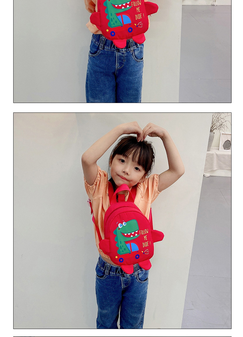 Fashion Pink Dinosaur Shoulder Children