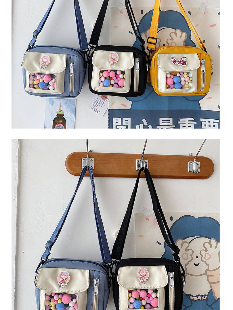 Fashion Blue Canvas Shoulder Messenger Bag,Shoulder bags