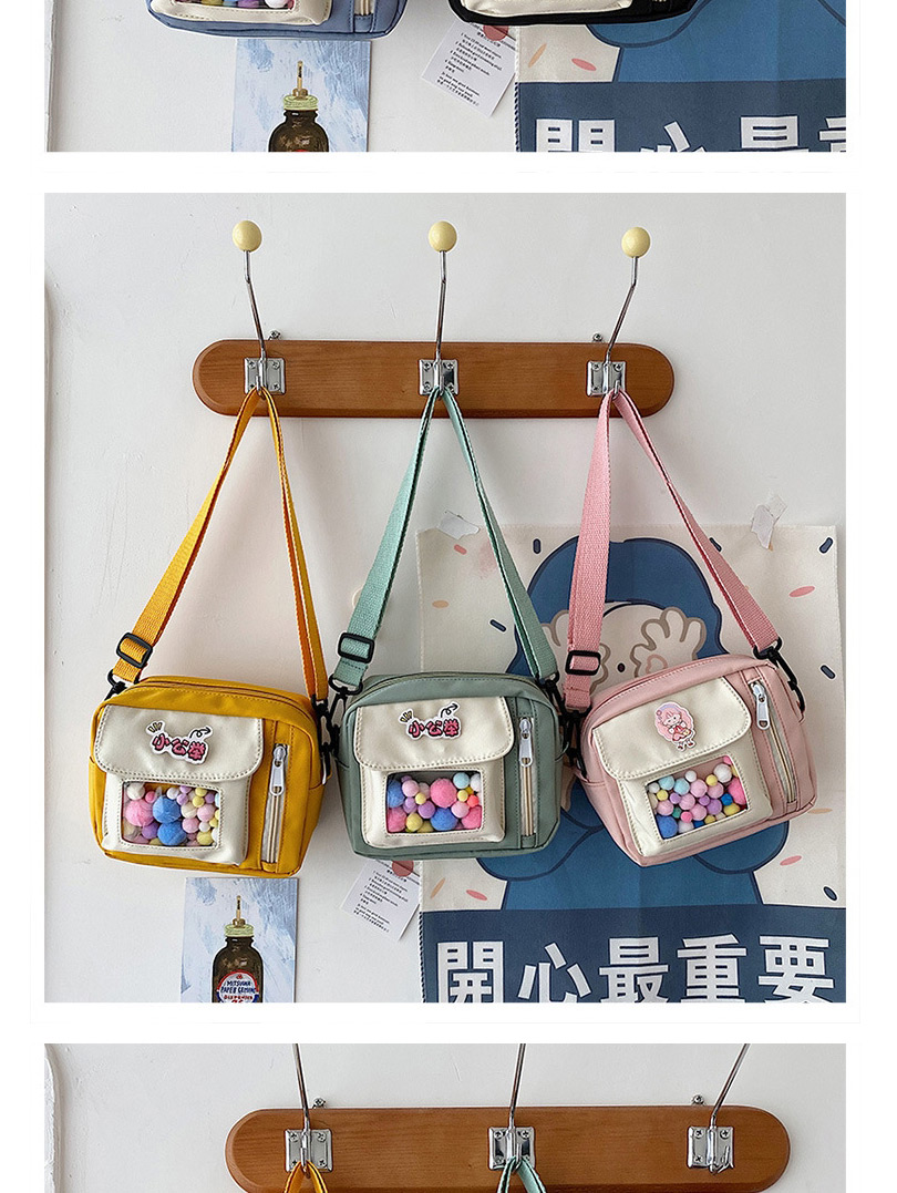 Fashion Yellow Canvas Shoulder Messenger Bag,Shoulder bags