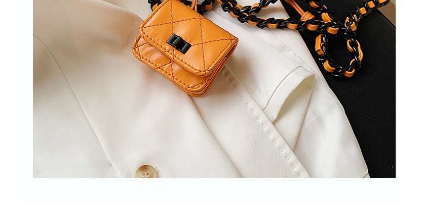 Fashion Orange Mini Earphone Bag,Wallet