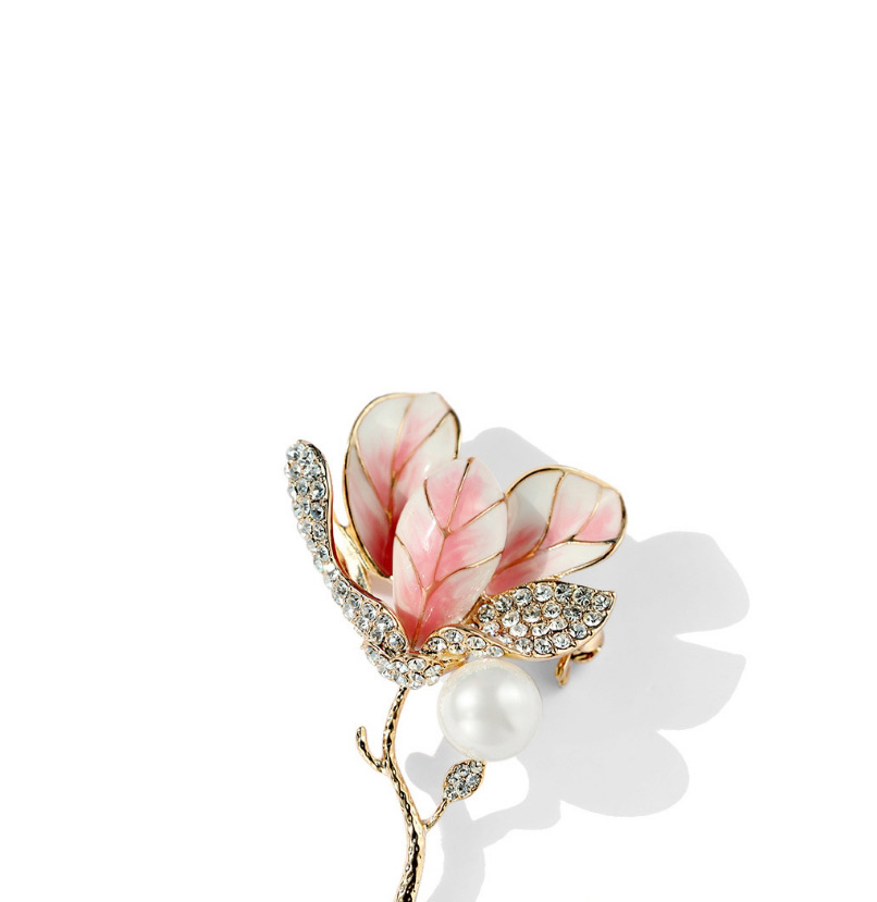 Fashion Gold Color Shell Beads Hibiscus Bouquet Brooch,Fashion Brooches