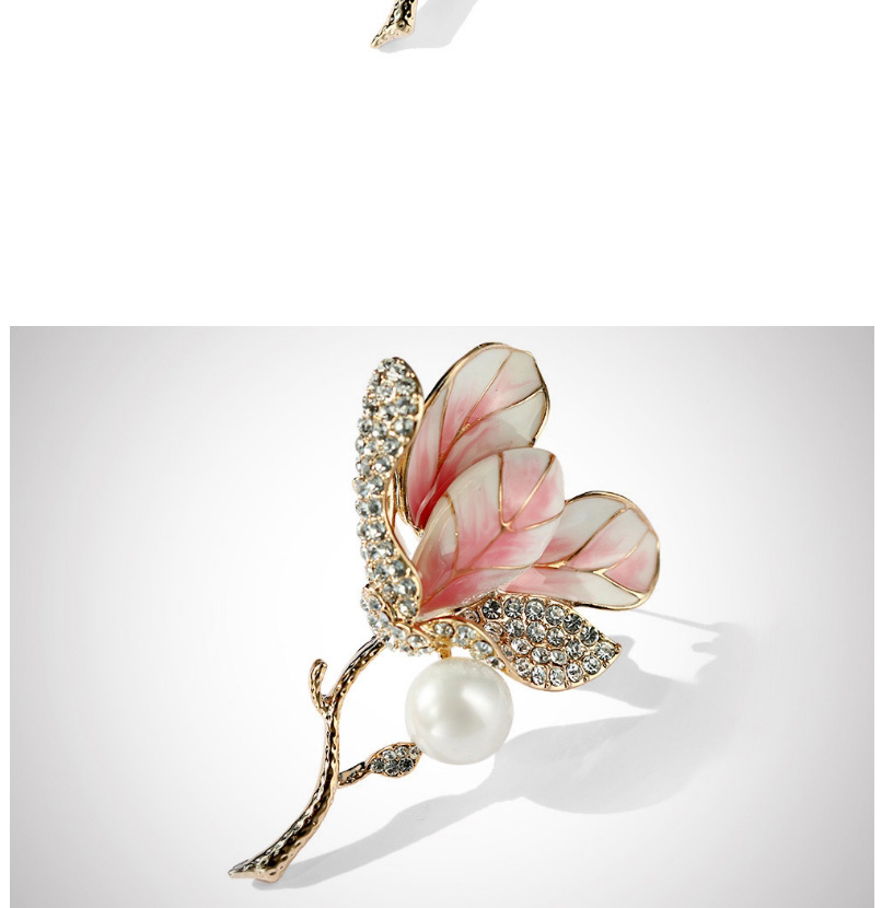 Fashion Gold Color Shell Beads Hibiscus Bouquet Brooch,Fashion Brooches