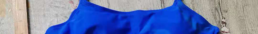 Fashion Royal Blue Split Swimsuit,Bikini Sets
