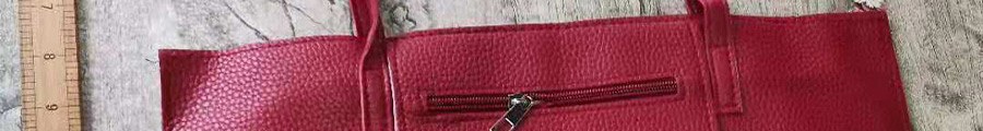 Fashion Red Pu Shoulder Bag,Handbags