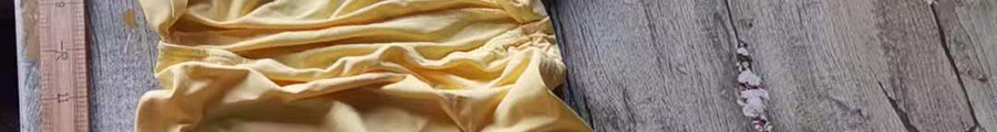 Fashion Yellow Puff Sleeve Dress,Long Dress