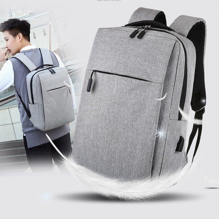 Fashion Black Usb Charging Backpack,Backpack