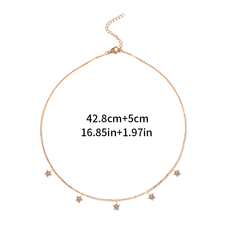 Fashion Gold Color Alloy Star Necklace,Fashion Rings