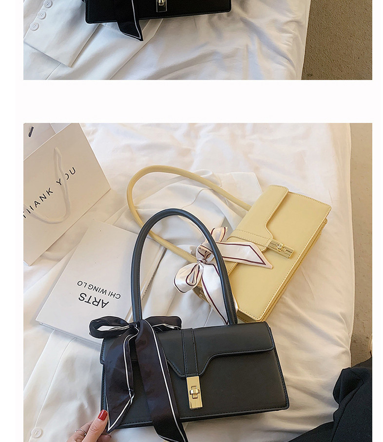 Fashion Black Bow Ribbon Shoulder Bag,Messenger bags