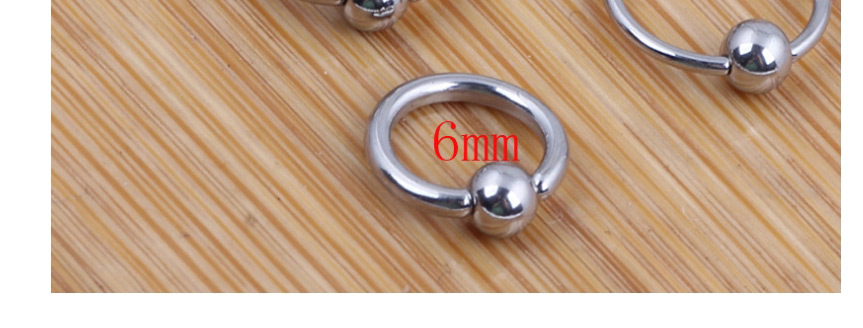 Fashion 0.8*8*3 Stainless Steel C Type Piercing Jewelry Nose Nail (single),Nose Rings & Studs