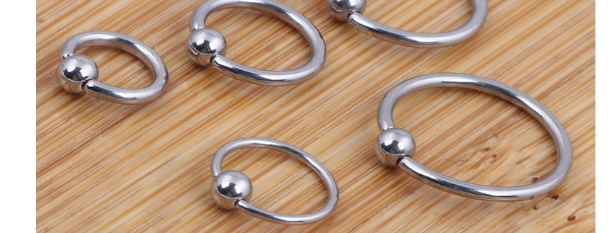 Fashion 1.2*6mm*3mm Stainless Steel C Type Piercing Jewelry Nose Nail (single),Nose Rings & Studs