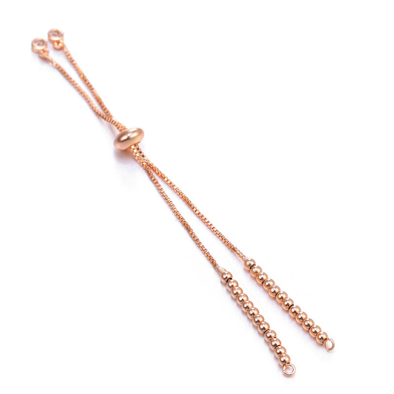 Fashion Gold 2 Metal Beads Beaded Round Ball Bracelet Jewelry,Bracelets
