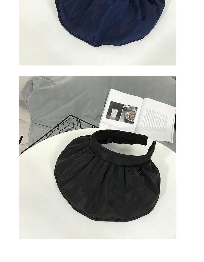 Fashion Black Anti-ultraviolet Sunshade Shell Hollow Top Hat,Sun Hats