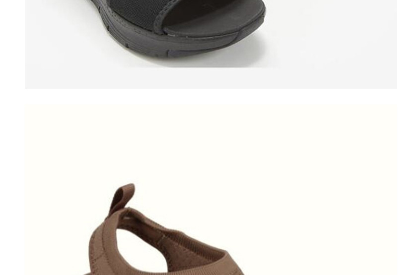 Fashion Blue Mesh Platform Soft Sole Sandals,Slippers