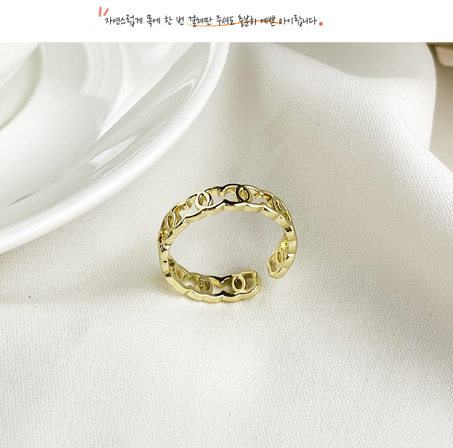 Fashion Golden Alloy Smile Ring,Fashion Rings