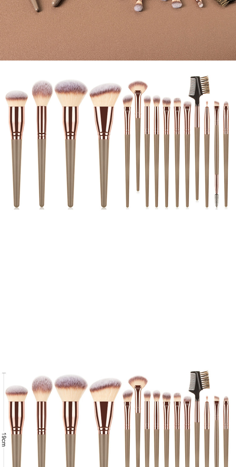 Fashion 7 Branch-big Mac-pen Gold Set Of 7 Beauty Makeup Brushes,Beauty tools