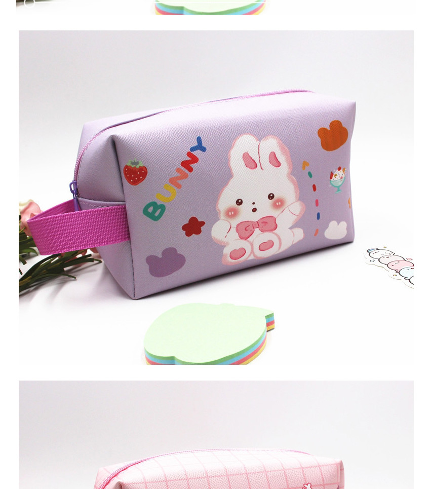Fashion Pink Cartoon Bear Large Capacity Pencil Case,Pencil Case/Paper Bags