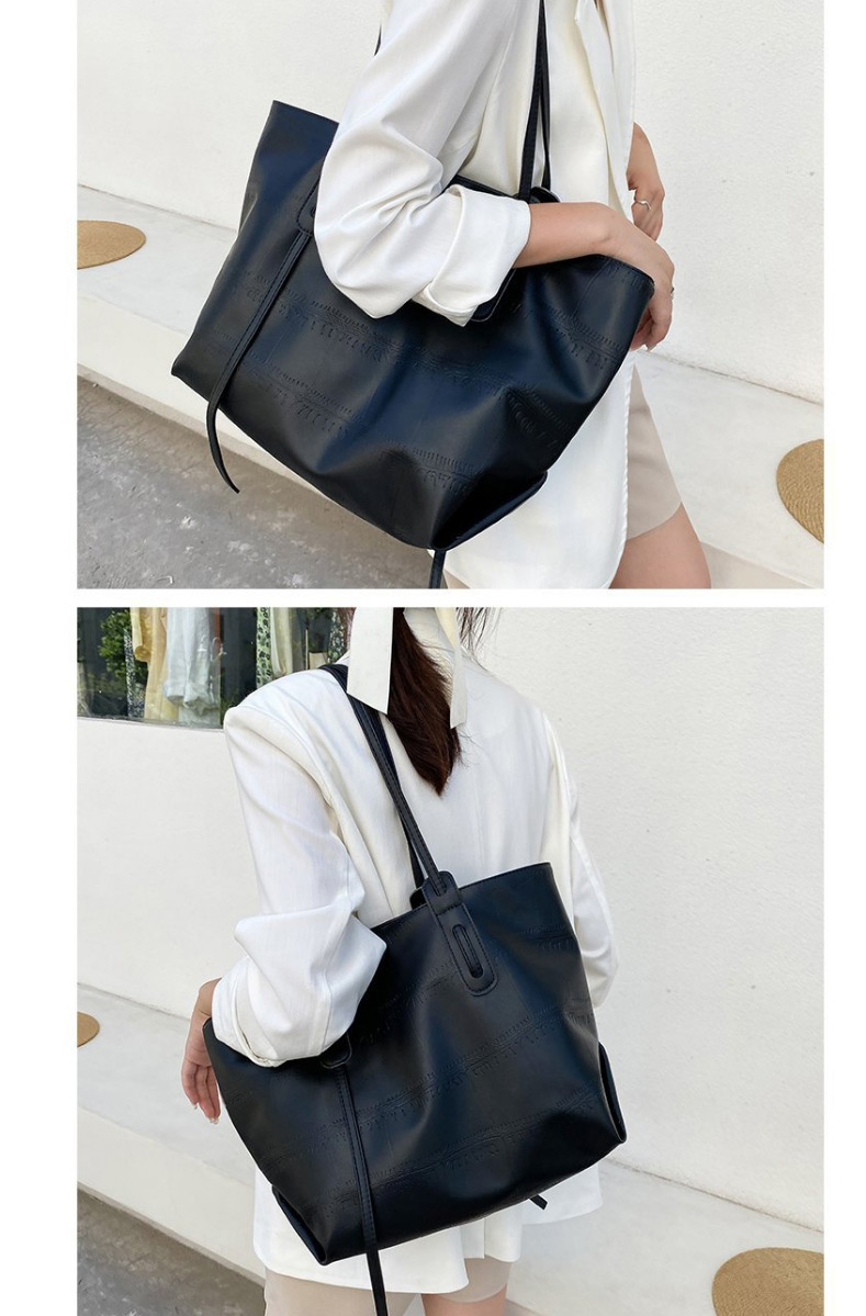Fashion Lake Blue Large Capacity Checkered Drawstring Shoulder Bag,Messenger bags