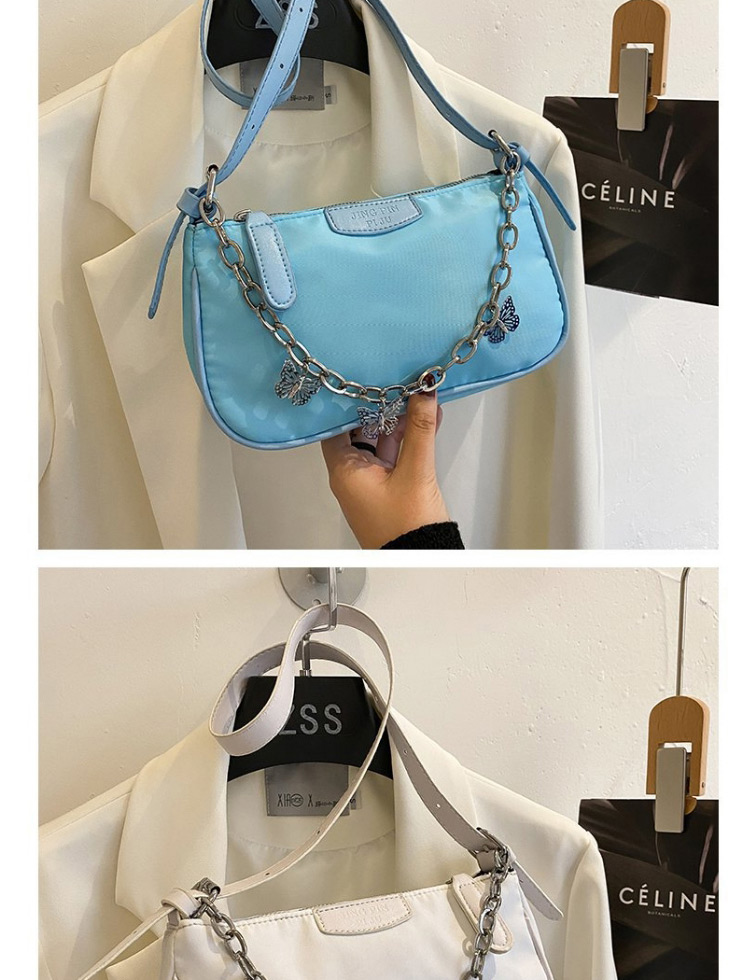 Fashion Khaki Butterfly Chain Crossbody Shoulder Bag,Messenger bags