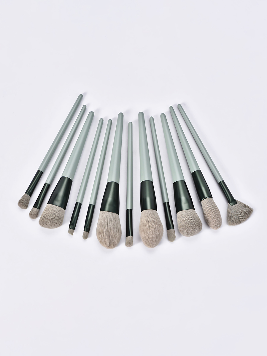 Fashion 12 Sticks-horsehair-green 12-horsehair-green-beauty Set,Beauty tools
