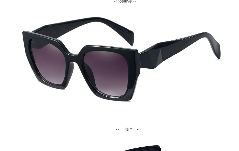 Fashion Burgundy/leopard Print/gray Gradient Trimmed Square Frame Sunglasses,Women Sunglasses