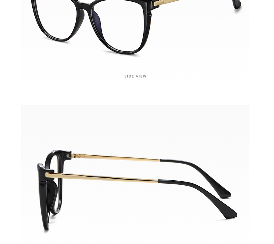Fashion Ash And Powder Full-frame Geometric Glasses Frame,Fashion Glasses