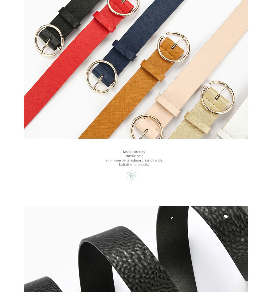 Fashion White Japanese Buckle Toothpick Pattern Belt,Wide belts