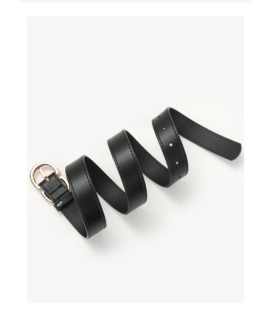 Fashion Brown Metal Geometric Buckle Belt,Wide belts